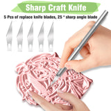 WAYCOM 10-Pack Linoleum Blocks for Printmaking with Cutter Tools, Rubber Stamp Making Kit Rubber Block Stamp Carving Blocks Craft Ink Pad Hobby Knife Pencil for DIY Printmaking,Printing and More WAYCOM