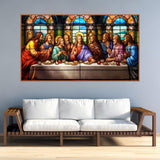 BOHADIY 5D DIY The Last Supper Diamond Painting Kits for Adults, Large Size Full Drill Diamond Arts Rhinestone Pasted, DIY Painting Diamond Dot Arts Crafts for Home Wall Decor Gift 27.5 X 15.7 Inch BOHADIY