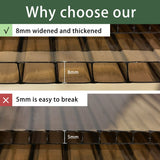 BPS 13' x 10' Wall Mount Gazebo Outdoor Pergola, Polycarbonate Gazebo with Water-Resistant and UV-Fighting Panels Canopy BPS