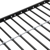 Rophefx Twin Over Full Bunk Beds with Trundle, Heavy Duty Metal Bed Frame with Safety Rail 2 Side Ladders Triple Bunk Bed No Box Spring Needed Space-Saving, Black Rophefx