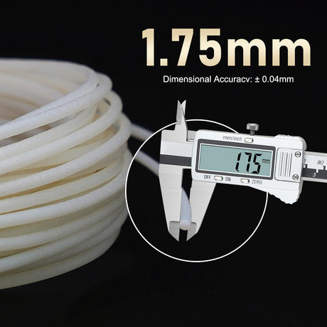 YXPOLYER Nylon Glass Fiber Reinforced Nylon Glass Filled Filament 1.75mm PA6-GF, 50gram Sample yxpolyer