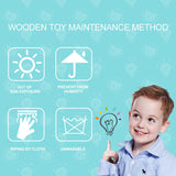 Toddler Toys for 1 2 Year Old Boy and Girl Gifts Wooden Race Track Car Ramp Racer with 4 Mini Car TOP BRIGHT