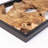 NAHARO Modern Wood Wall Decor- Natural wood Handcrafted Rustic Charm for Your Home - Perfect for Living Room, Bedroom,Kitchen,or Office NAHARO