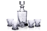 Star Trek: The Next Generation 5-Piece Whiskey Decanter Set | USS Enterprise Themed Party Shot Glasses For Home Barware Collection | Each Glass Holds 10 Ounces Star Trek