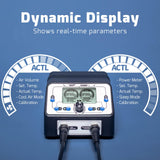 WEP 938BD-I Soldering Iron Station Hot Air Rework Station 2-IN-1 with LCD Display, PID Control, Hot Air Start/Stop, Sleep Mode, 3 Extra Nozzles, 5 Extra Soldering Tips, Solder Wire WEP