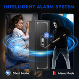 KAER Gun Safe, 10-14 Biometric Gun Safe for Rifles and Pistols, Large Gun Safes for Home, Gun Cabinets for Rifles and Shotguns, Rifle Safe with Built-in Cabinet and Removable Gun Racks KAER