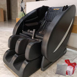 BILITOK Zero Gravity Full Body Massage Chair Recliner with Heat Therapy, Bluetooth Speaker, Air Compression Massage, Foot Roller, Touch Screen,Faux Leather BILITOK