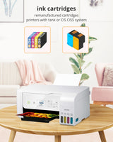 WOKOK Refill Ink Kit for HP 67 67XL 63 63XL 65 65XL 61 61XL 950 950XL 951XL 902XL 952XL Ink Cartridges, 100ML x 5 Bottles with Syringes (2 Black 1 Cyan 1 Magenta 1 Yellow) WOKOK