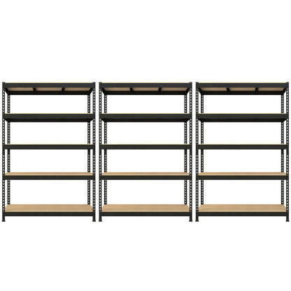 Prilinex Heavy Duty Storage Shelves 48" W x 24" D x 72" H - 3 Packs 5-Tier Adjustable Metal Garage Shelving Unit, Standing Utility Shelf Racks for - WoodArtSupply