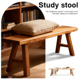 CANYIHB Front Entryway Bench Indoor Hallway Bedroom End of Bed Farm House Rustic Dining Table Vintage Narrow Noodle Bench Solid Wood (L 31.5″x10.2″W x 17.7″H) CANYIHB