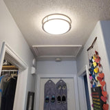 36W Dimmable LED Ceiling Light Fixture, 12 inch Flush Mount Light Fixture, Ceiling Lights for Bedroom, Kitchen, Bathroom, Super Bright 4000 Lumens, 400W Equivalent, 5000K Daylight White Drosbey