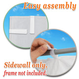 Strong Camel 10 x 20-Feet Carport Replacement Top Canopy Side Wall for Tent Top Garage Carport Shelter (Frame is not Included) (Side Wall) Strong Camel