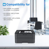 myCartridge Remanufactured Toner Cartridge Replacement for Brother TN760 TN-760 TN730 TN-730 for MFC-L2710DW MFC-L2750DW HL-L2350DW HL-L2370DW HL-L2395DW HL-L2390DW Printer(Black,TN760 2Pk) myCartridge