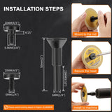 Sbestily Cut Off Wheels (2+1 Plus Kit) for Die Grinder,3 Inch,1/24" Thin,W3/8" Arbor Hole Drill Cutting Wheel for Metal and Stainless Steel, 3" Cutoff Tools Angle Grinder Cutter Disc Sbestily