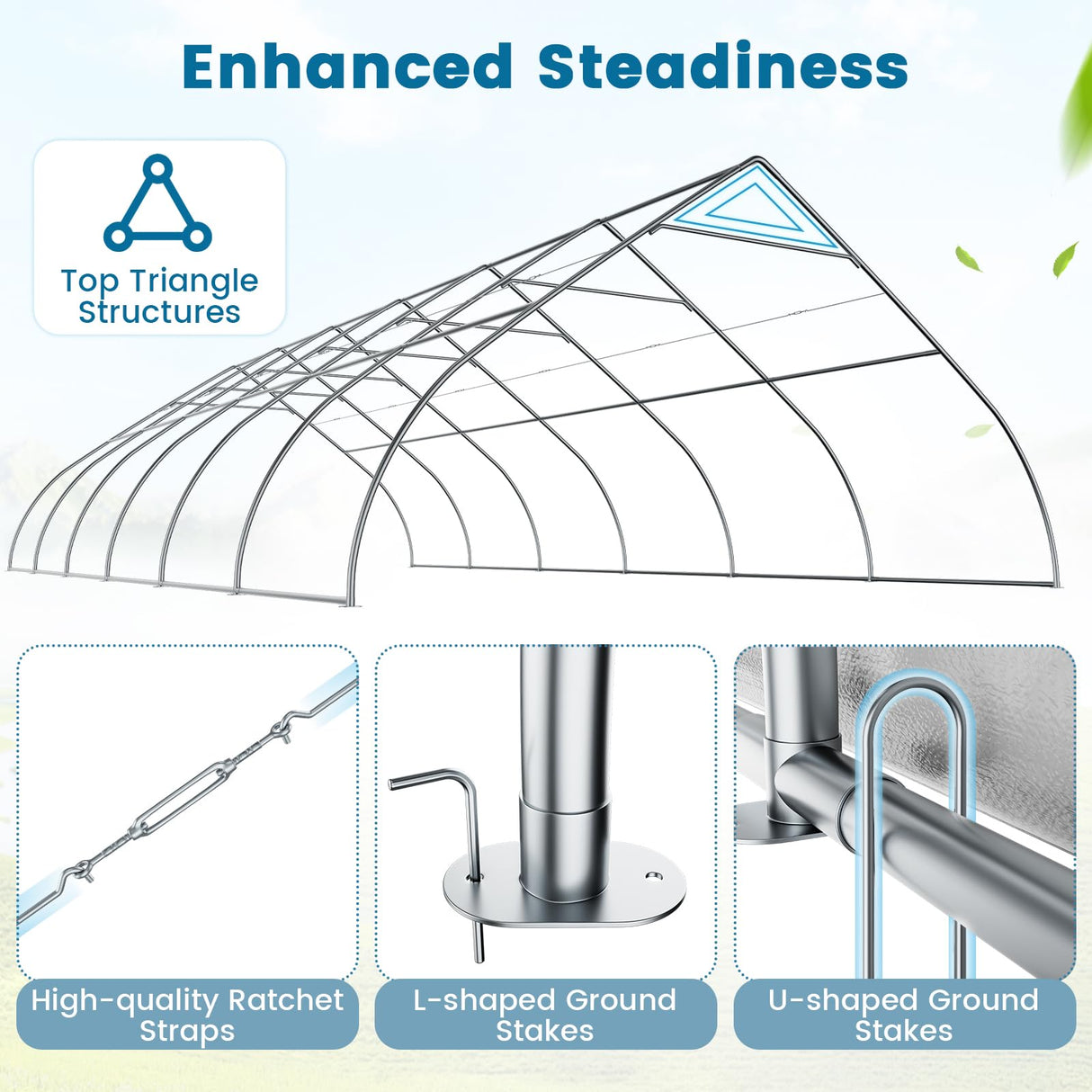 Tangkula 20x40 Ft Heavy Duty Party Tent, Large White Event Tent with Sidewalls, Zippered Door & 12 Windows, Outdoor Wedding Tent with High Strength Galvanized Steel Frame for Patio, Backyard, Parties Tangkula