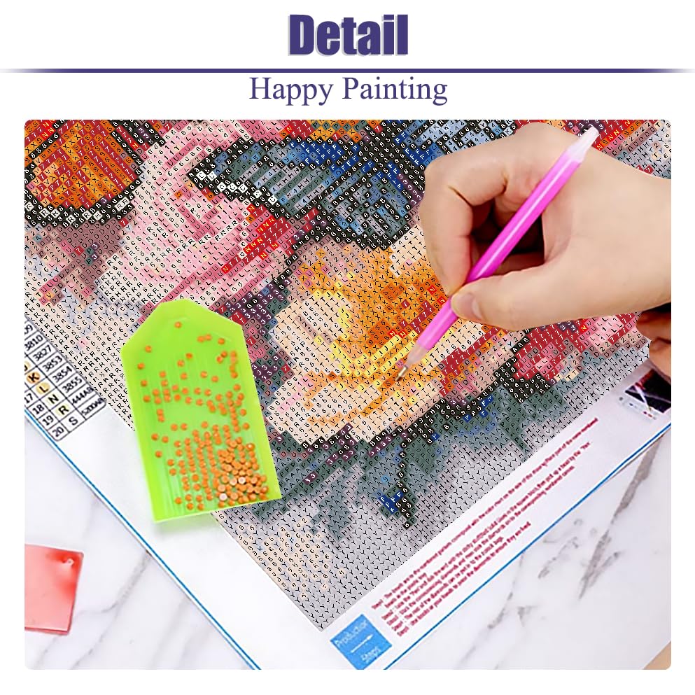 Diamond Art Kits for Adults - Butterfly Flowers Diamond Painting Kits DIY 5D Full Drill Diamond Dots Paintings with Diamonds Gem Art and Crafts for Home Decor 12x16 Inch Fuinkqe