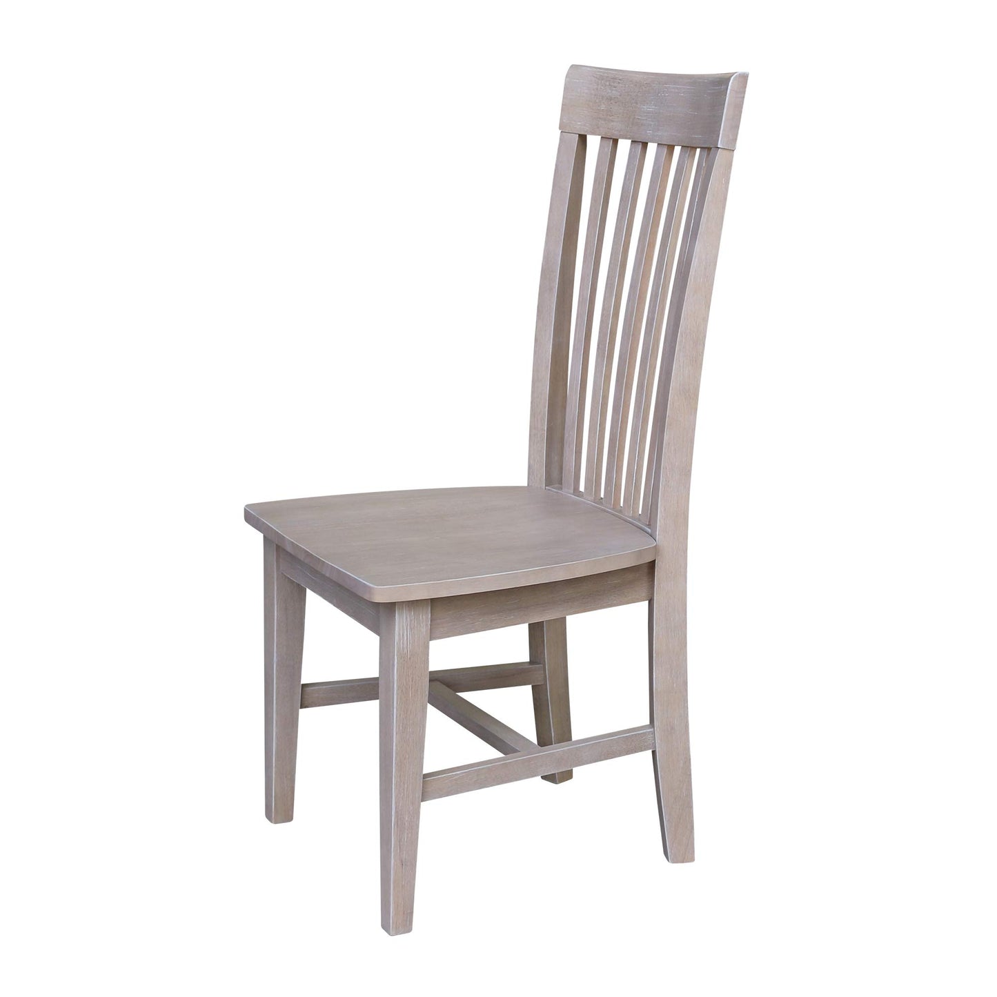 International Concepts Cosmo Chair Washed Gray Taupe - WoodArtSupply