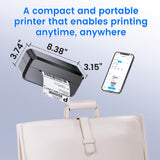 Bluetooth Thermal Shipping Label Printer, Wireless 4x6 Label Printer for Shipping Packages & Small Business, Compatible with Android, IOS, Windows and Mac, Widely Used for Ebay, Amazon, Shopify, Etsy NelkoGlobal