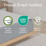 LIFEMENT Basic 8 Inch Full, Graphite Infused Memory Foam Mattress, Medium Firm, Fiberglass Free, Pressure Relief, Safe & Certified Foams & Cover, 10-Year Warranty LIFEMENT