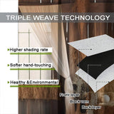 Rustic Western Cowboy Curtains, Plants Straw Mound Decor Wild Farmhouse Barn Wooden Wall Drapes, Thermal Insulation Blackout Rod Pocket Window Treatments for Living Room Bedroom Kitchen 72x63in BATPLY