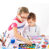 Lewtemi 36 Pcs Create Your Own Unicorn Window Art Suncatcher Kits for Kids Unicorn Craft Suncatcher Paint with 24 Suction Cups for Ornament Painting Kids Classroom Party Activities Lewtemi