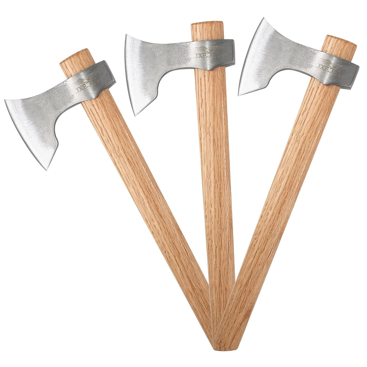 Throwing Tomahawks 3Pack - 16.5" Beech Handle - Forged Axes for Throwing and Outdoor Adventures JXE JXO