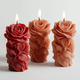 Succulent Flower Silicone Wave Spiral Candle Mold - Silicone Resin Casting Molds for Candle & Resin & Soap Craft Supplies EVERELAM