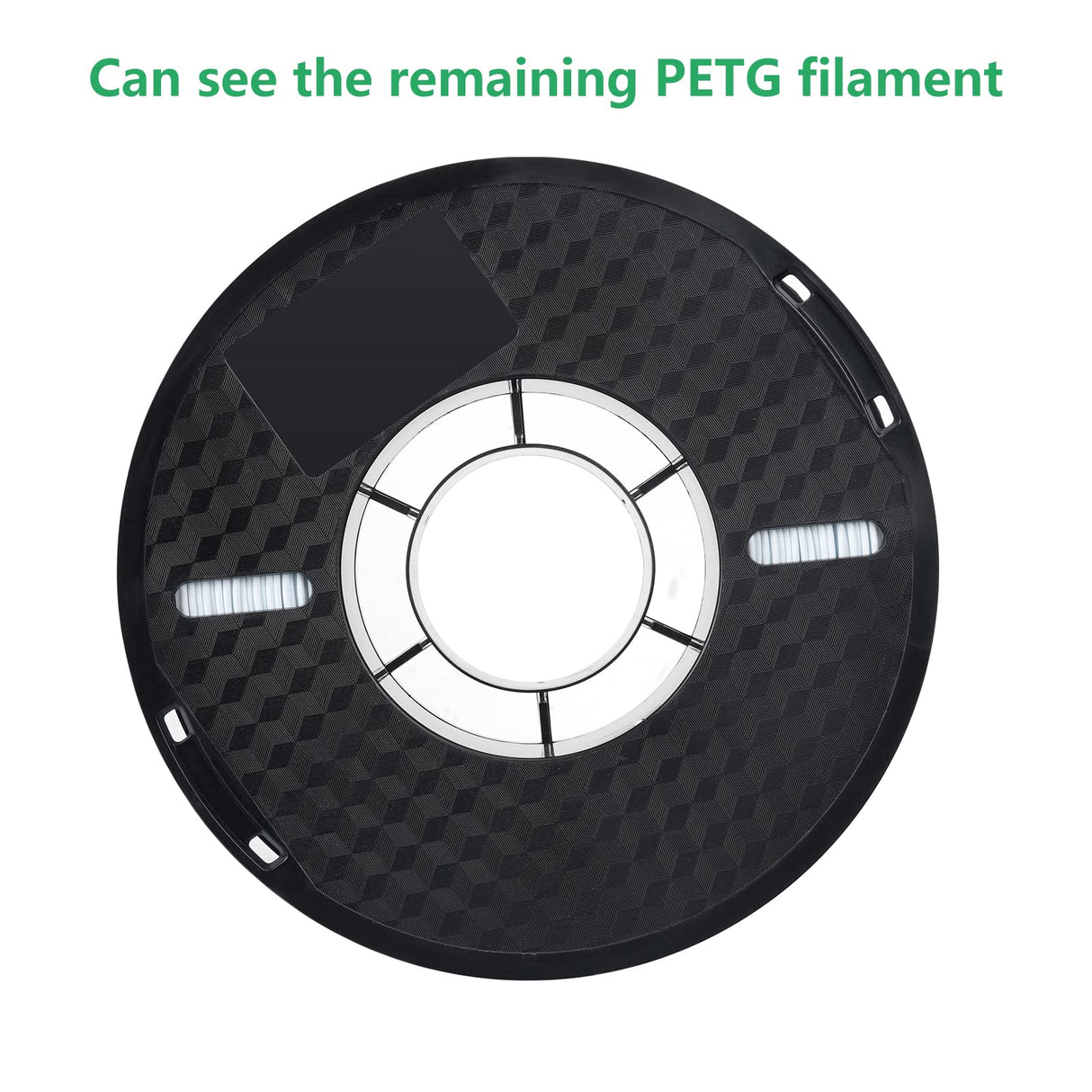 Kingroon PETG 3D Printer Filament, Dimensional Accuracy +/- 0.03 mm, 1 kg Spool(2.2lbs), 1.75 mm, White Kingroon