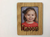 Personalized Name Picture Frame (Magnet holds 2x3 Photo) Legacy Images
