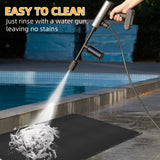 90x48 inch Outdoor Grill Mats for Outdoor Gril，Protective Mats for Decks and Patio BBQ,Fireproof Fire Pit Mat,Indoor Fireplace Mat,Oil Proof Waterproof Under Grill Floor Mats,Easy to Clean SONGC