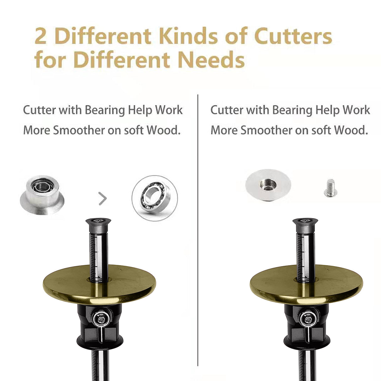 YOSELIN Dovetail Jig Wheel Marking Gauge Tool Set Include1 Bearing Wheel Cutter for Soft Wood 1 Locked Wheel Cutter for Hardwood 1 Woodworking Pencil 1 Separate Dovetail marking gauges YOSELIN