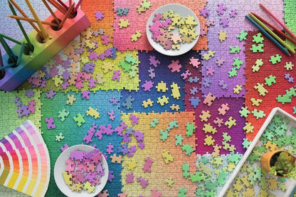 Ravensburger Puzzles on Puzzles 3000 Piece Jigsaw Puzzle for Adults - 17471 | Artwork by Karen Puzzles | Premium Interlocking Fit | Vibrant, Glare-Free Design | Durable Blueboard Construction