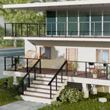 BLIKA 40 Pack 3/16" Black Invisible Cable Railing Kits, Black Stainless Steel Invisible Receiver and Swage Stud End, 3/16" Cable Railing Hardware for 2"x2", 4"x4" Wood/Metal Posts BLIKA