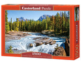 Castorland 1500 Piece Jigsaw Puzzles, Athabasca River, Jasper National Park, Canada, Mountains and River, Adult Puzzles, C-150762-2 Castorland