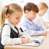 SCRIBBLEDO 30 Pack Double Sided Dry Erase Clipboards 9"x12" Durable Clipboards Bulk with 30 Dry Erase Erasers, Dry Erase Clipboard with Low Profile Clip for School, Classroom and Home Use Scribbledo