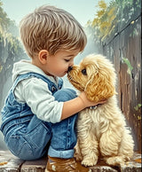 Dog Diamond Paintings Kits for Adults, Diamond Art with Dogs Full Drill Diamond Dots Paint with Diamonds Gem Arts and Crafts for Beginner Adults Home Wall Decor Generic