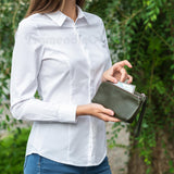 Framendino, 6 Pack Sublimation Blank Business Card Holder Metal Heat Transfer Card Case Pocket for Business Framendino