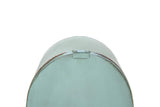 Creative Co-Op Metal Mantel Clock with Aqua Finish Creative Co-Op