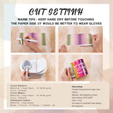 HTVSTD Gradient Sublimation Transfer Ink Paper - 15 Sheets 12"x10" Ombre Color Sublimation Transfer Paper for Tumbler T-Shirts DIY Sublimation Paper Compatible with Cricut/Cameo HTVSTD