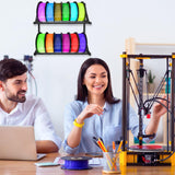 3D Printer Filament Storage Rack - Filament Spool Heavy Duty Wall Bracket Filament Storage Shelves for 3D Printer Rolling Filaments ABS/PLA/TPU/Nylon Accessories Holders （Shelf Only） JAYOBGO