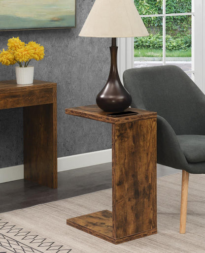 Convenience Concepts Northfield Admiral C End Table, Barnwood