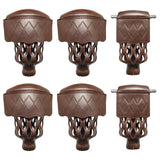 MoyanSuper Billiard Pool Table Pockets Heavy Duty PU Leather Billiard Pockets Set of 6，Including 4 Corner Pockets and 2 Side Pockets,Burgundy MoyanSuper