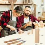 Wood Whittling Kit, 22-in-1 Wood Carving Tools Kit With 11pcs Wood Carving Knives & 4pcs Basswood Wood Blocks, Whith Cut Resistant Gloves & Carving Accessories, Wood Whittling Knife Kit for Beginners QJIUBA