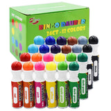 Yuanhe Bingo Daubers Dot Markers - Mixed Colors Set of 24 Pack-12Colors Yuanhe
