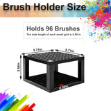 UpChoNice 7-Layer Clear Paint Organizer & Brush Holder, Snap-On Design Miniature Multi-Layer Storage Rack for Model Paints, Alcohol Inks, Nail Polish & Craft Supplies, Easy Assembly UpChoNice