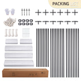 Gardesol Carport, 10' x 20' Heavy Duty Carport with Roll-up Ventilated Windows, Portable Garage with Removable Sidewalls & Doors for Car, Truck, Boat, Car Canopy with All-Season Tarp, White Gardesol