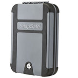 SnapSafe Treklite Key Lock Box - Polycarbonate Portable and Lightweight Gun Lock Box - With Keyed Lock and Foam Lining - Ideal for Travel, TSA Approved - XL, Black, 10 x 7 x 2 Inches SnapSafe