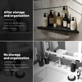 BATHLAVISH Corner Shower Shelves 10" Matte Black, 2 Pack 304 Stainless Steel Shower Corner Shelf Recessed Slot Design, Wall Mount Triangle Shower Caddy for Bathroom, Kitchen Organization BATHLAVISH