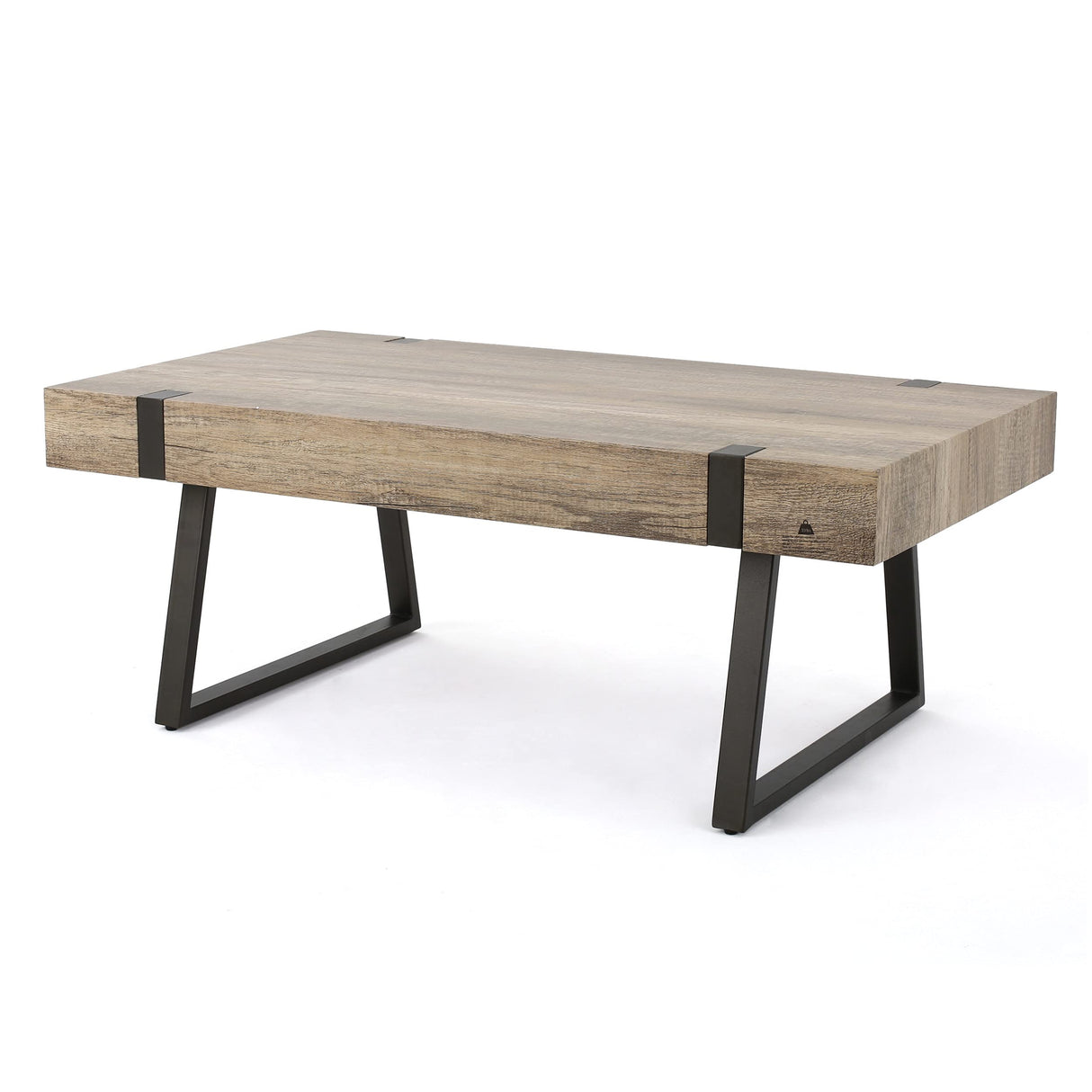 Christopher Knight Home Abitha Faux Wood Coffee Table, Canyon Grey, 23.60 in x 43.25 in x 16.75 in Christopher Knight Home
