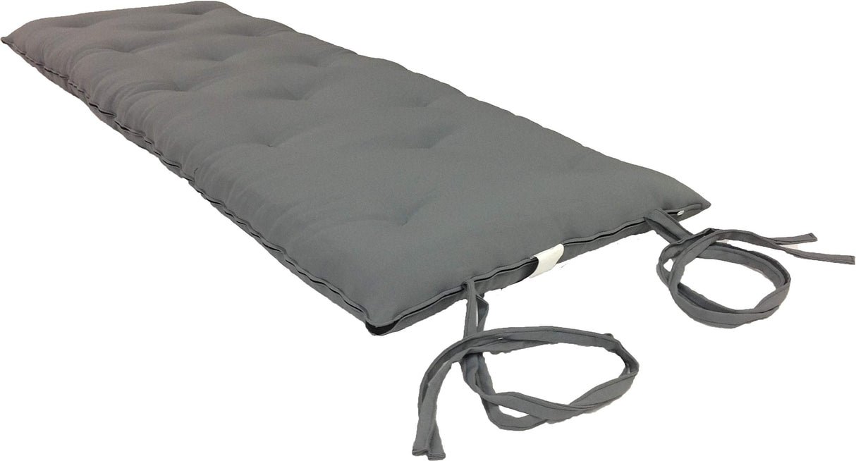 D&D Futon Furniture Traditional Japanese Floor Futon Mattresses, Foldable Cushion Mats, Yoga, Meditaion Single Size 3" Thick X 27" Wide X 80" Long (Gray) D&D Futon Furniture